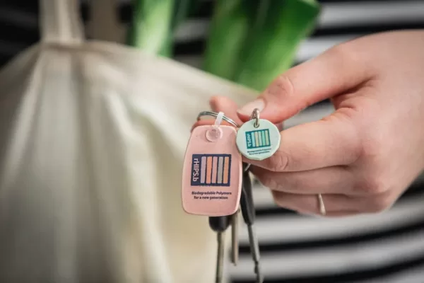 rHips.b branded trolley keyring