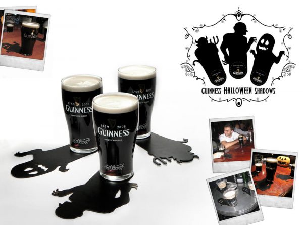 Guinness Halloween Shadow Coasters