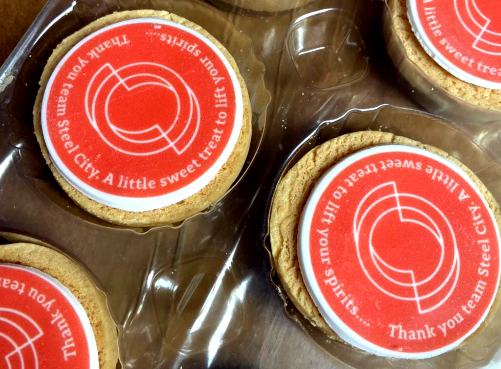 Branded Steel City Biscuits