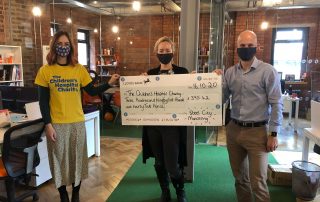 #40x4challenge The Children's Hospital Charity Cheque