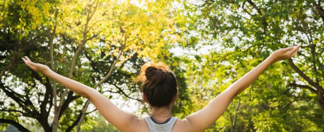 Woman Stretching Before Exercise