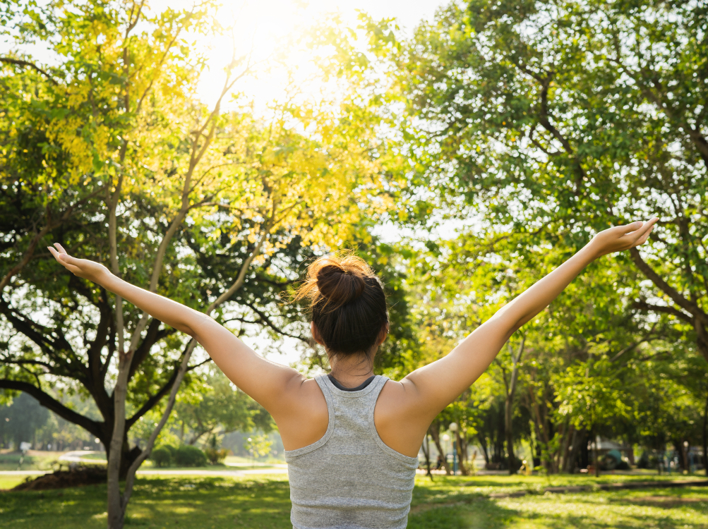 Woman Stretching Before Exercise