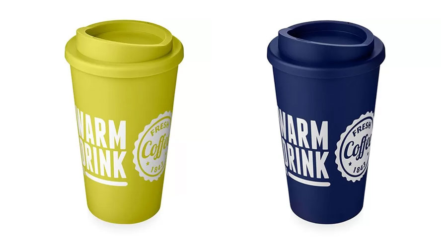 branded travel mugs