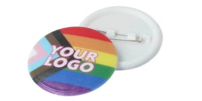 Rainbow Button Badge