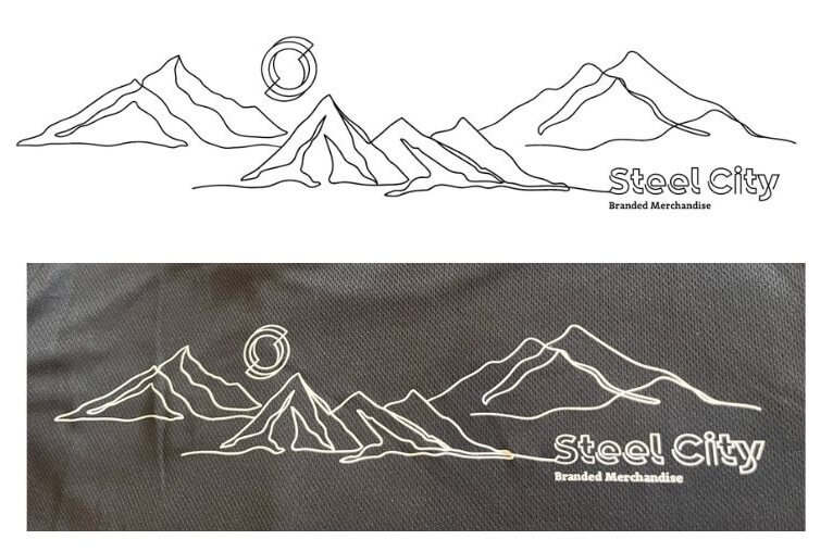 Branded Team Clothing Artwork Design Steel City
