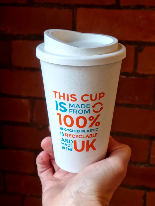Recycled Branded Americano Coffee Cup
