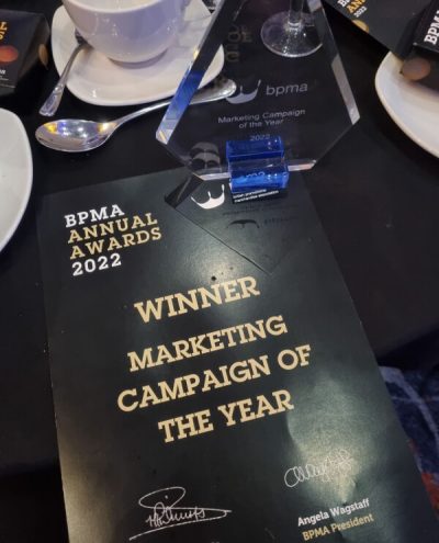 BPMA Marketing Award 2022