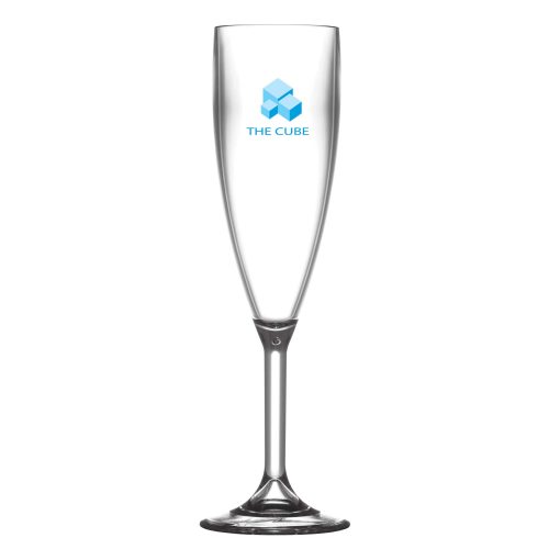 Reusable Plastic Champagne Flute 187ml