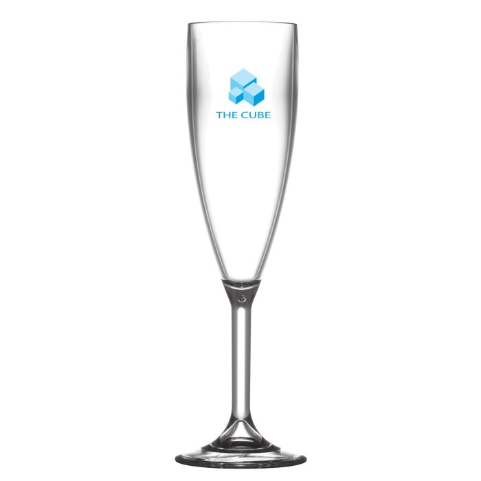Reusable Plastic Champagne Flute 187ml