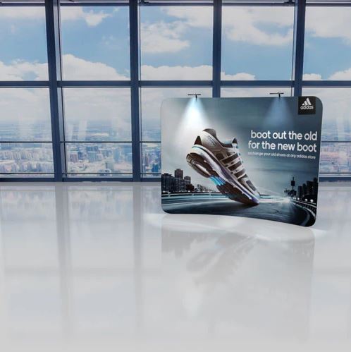 Curved Branded Banner