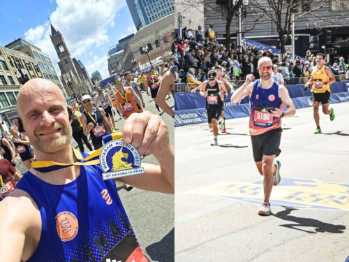 James Biggin Completes the 128th Boston Marathon!