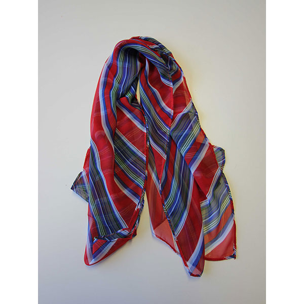 Silk Printed Long Scarf