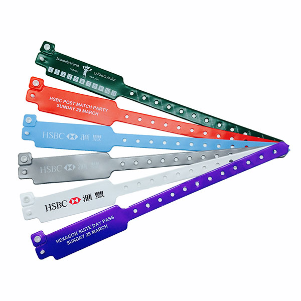 PVC Security Wristband – Spot Colour