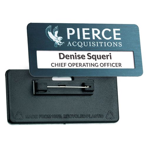 Metal Faced Window Badge