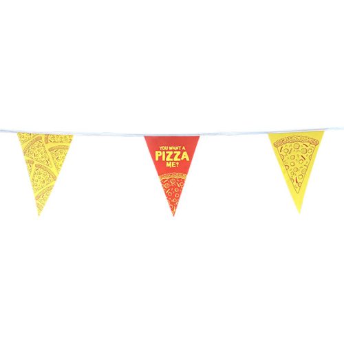 Bunting – White Triangular Pennants