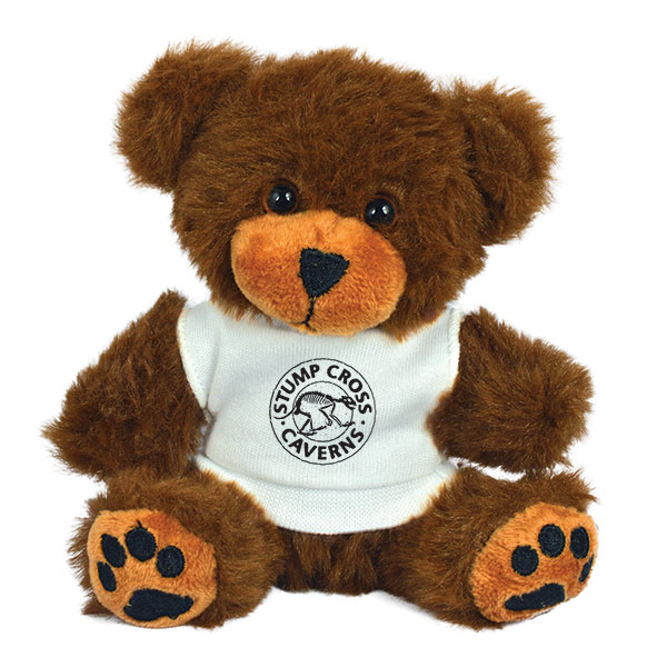 5 Inch George Bear With White T-Shirt – Full Colour
