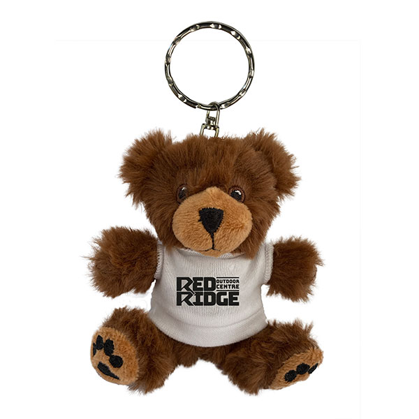 George Bear Key Ring With White T-Shirt