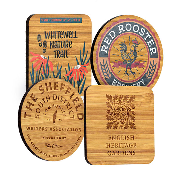 Moso Bamboo Coaster – Full Colour