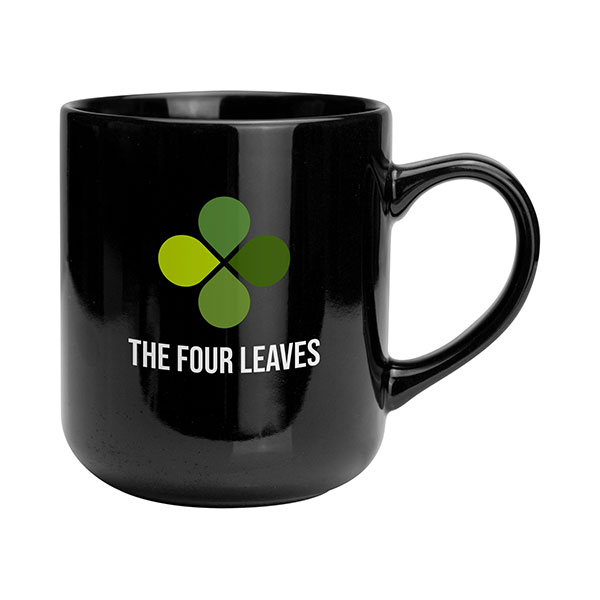 Clover Earthenware Mug – Coloured