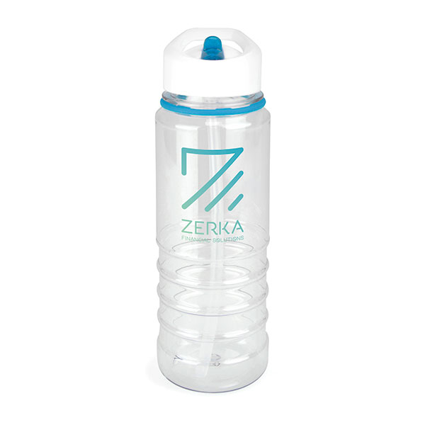 Aqueous Clear Drinks Bottle 750ml – Full Colour