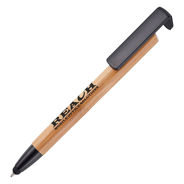 Autograph Bamboo Phone Up Ballpen – Spot Colour