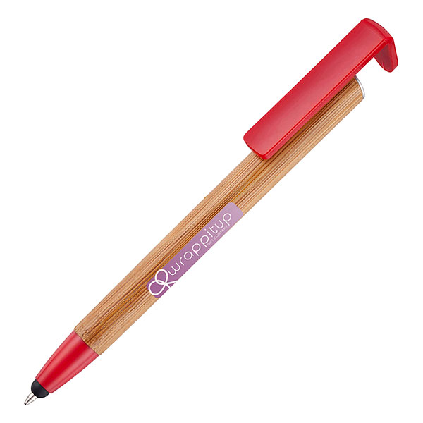 Autograph Bamboo Phone Up Ballpen – Full Colour