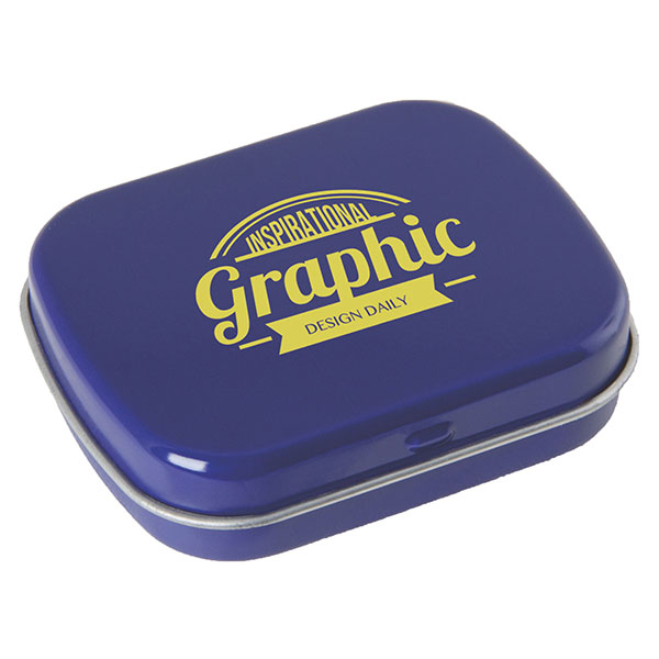 Flat Mint Tin – Spot Colour