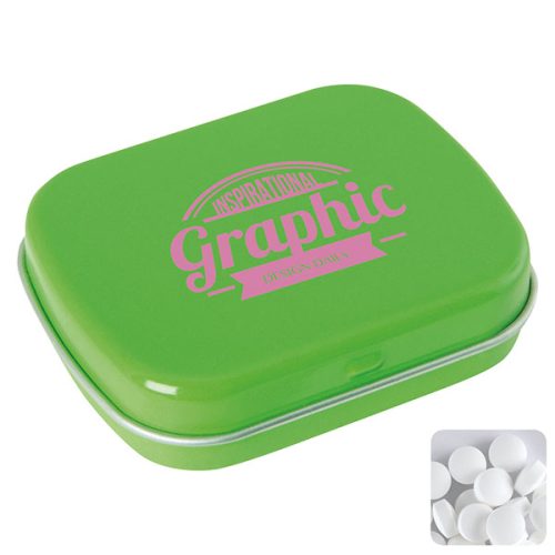 Flat Mint Tin – 1 Colour
