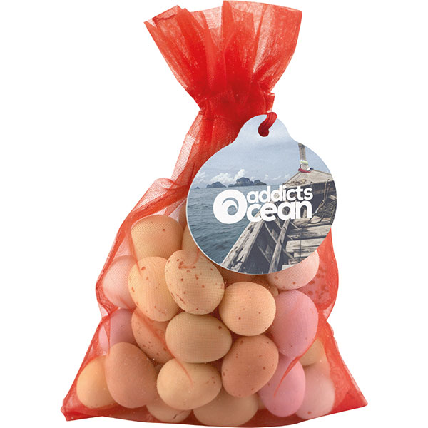 Organza Bag with Mini Eggs – Large