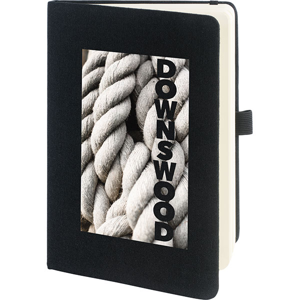 Downswood A5 Cotton Notebook – Spot Colour