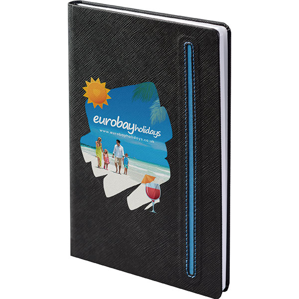A5 Denim Black Notebook – Full Colour