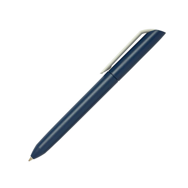 Flow Pure Extra White Clip Ballpen – Spot Colour