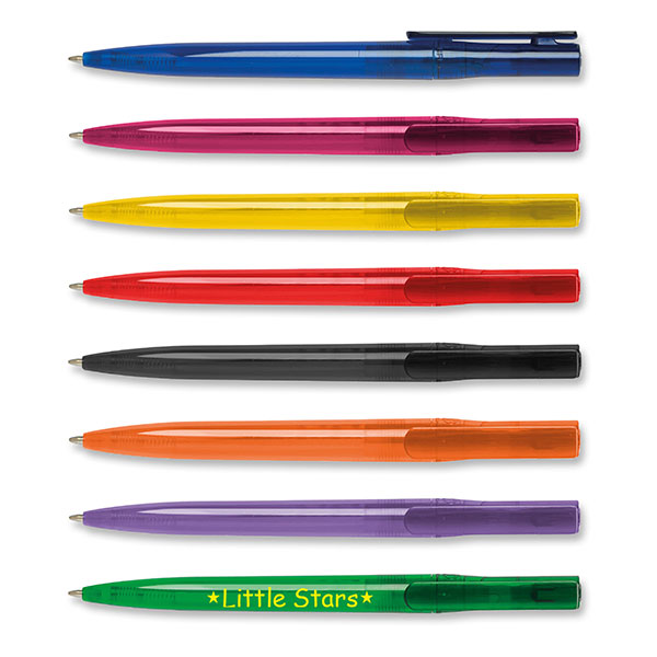 Montreux Transparent Ballpen – Spot Colour