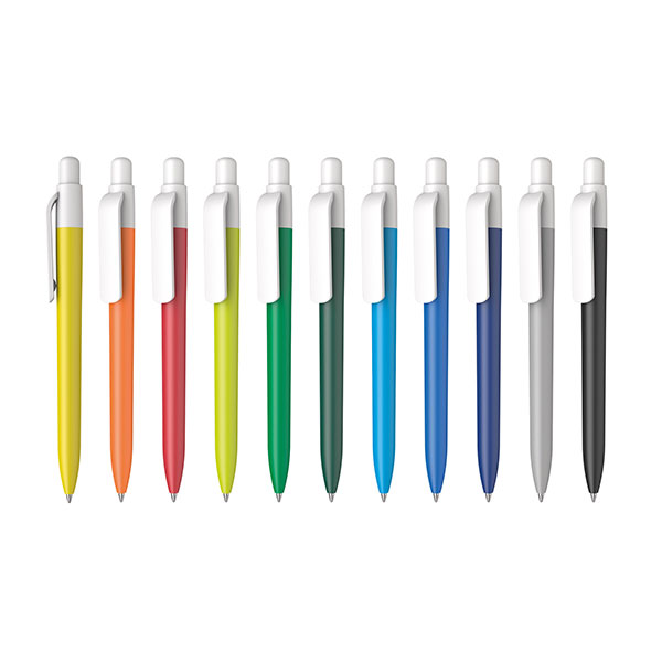 Kind rPET White Clip Ballpen – Full Colour