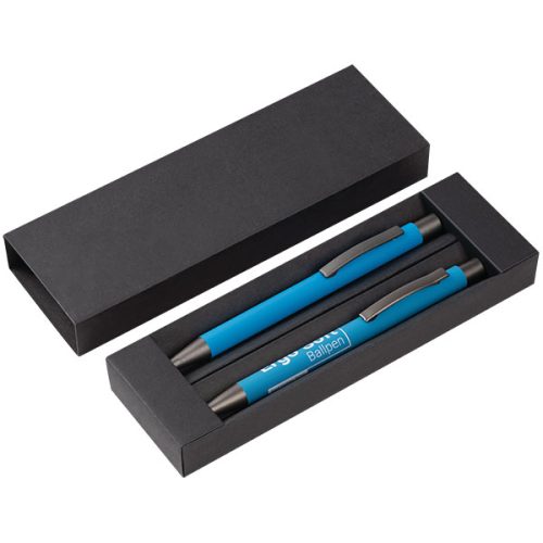 Ergo Soft Feel Ballpen and Mechanical Pencil Set – Engraved