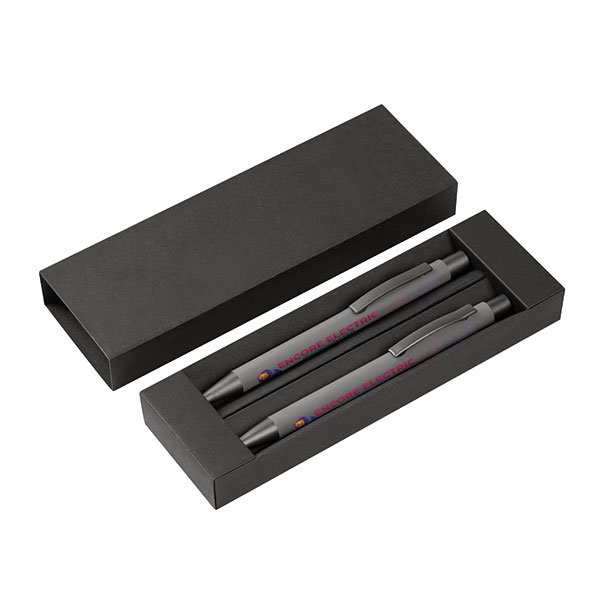 Ergo Soft Feel Ballpen and Mechanical Pencil Set – Full Colour