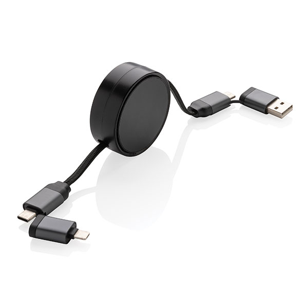Terra Retractable Charging Cable – Engraved