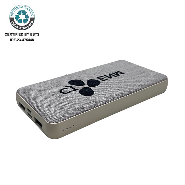 rPET and Hemp Powerbank 10000mAh – Full Colour