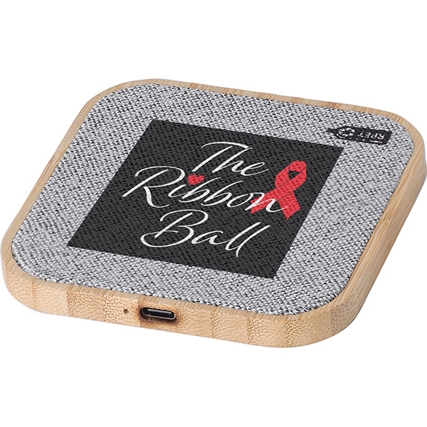 Bamboo Fast Wireless Charger – Engraved