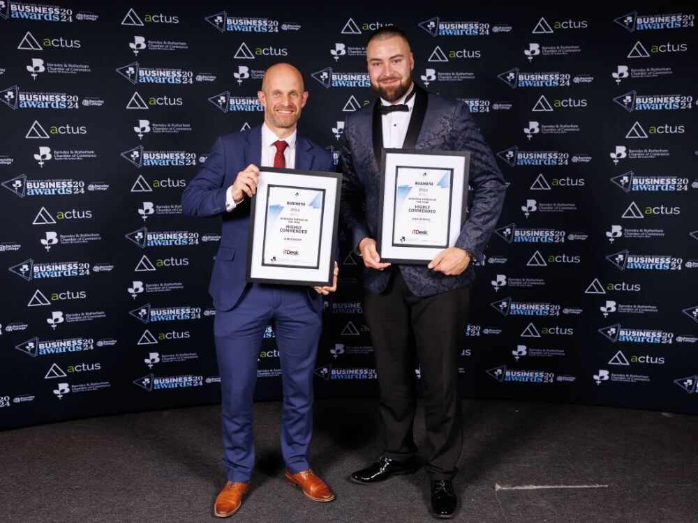 James Biggin Awarded Highly Commended Business Person Of The Year!