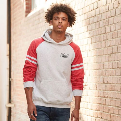 Jerzees NuBlend Varsity Colour-Block Hoodie