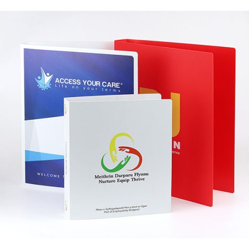 A4 Polypropylene Ring Binder – Full Colour