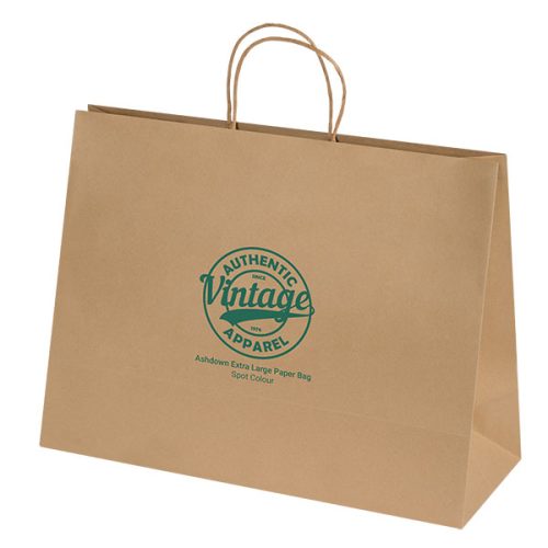 Ashdown Kraft XL Paper Gift Bag – 1 Colour