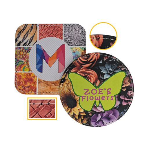 N-Eco Recycled Leather Coaster