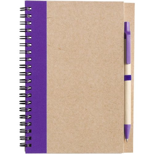 Eco Wirobound Notebook with Ballpen – Full Colour