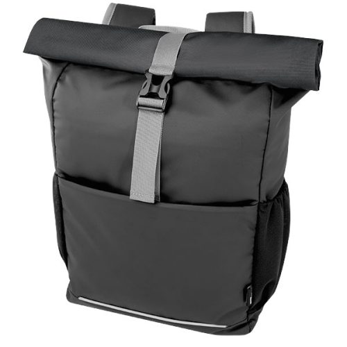 Aqua 15" GRS Recycled Water Resistant Roll-Top Bike Bag – 1 Colour