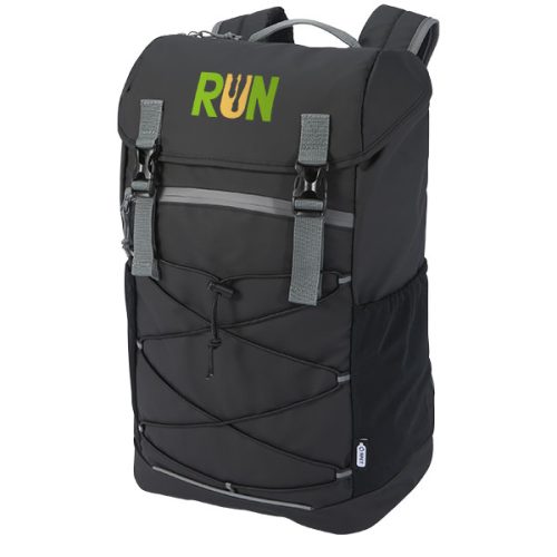 Aqua 15" GRS Recycled Water Resistant Laptop Backpack – Full Colour