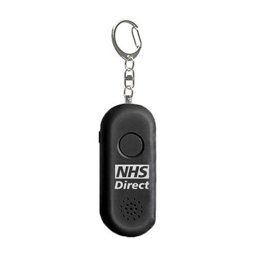 Personal Alarm Key Ring with Torch – Full Colour