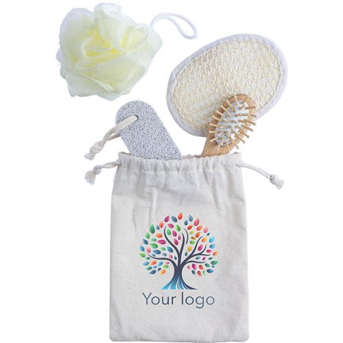 Bathing Set in Cotton Bag – Full Colour