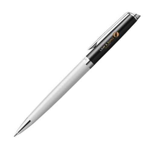 Hemisphere Colour Blocking Ballpoint Pen – Engraving